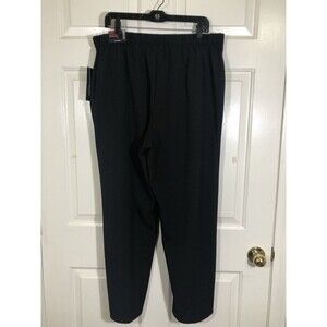 NWT Briggs Black Dress Pants S 14 Knit Strech Elastic Waist Straight Leg